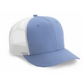 6 Panel Cotton Twill Front Mesh Back Cap w/ Rounded Bill